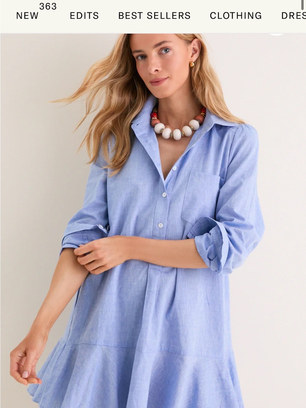 TUCKERNUCK Chambray Callahan Shirt Dress XS